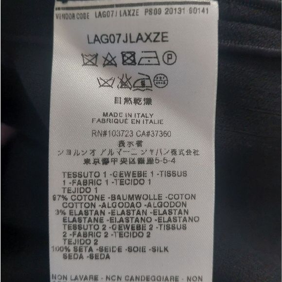 GIORGEIO Armani Female Suit Jacket Blazer Black - Picture 8 of 10